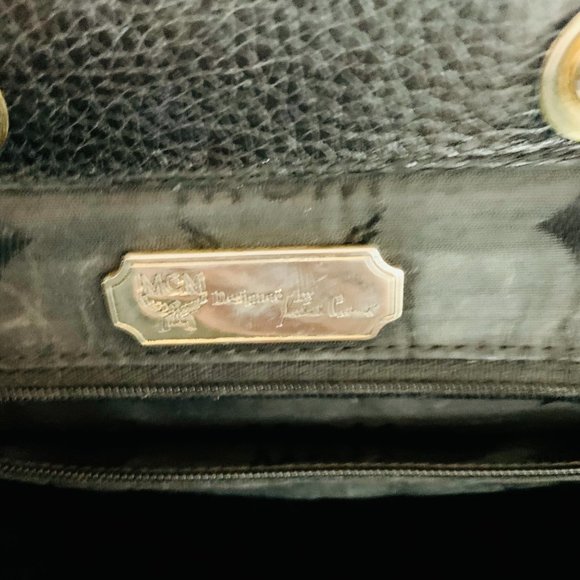 MCM STUDDED PEBBLED LEATHER BACKPACK main image 10